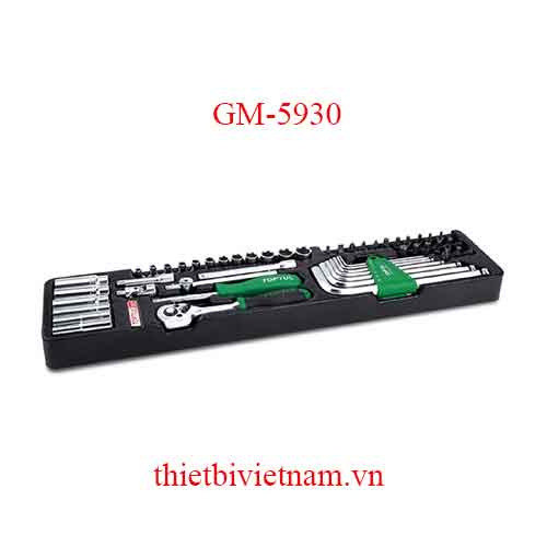 BỘ TUÝP LỤC GIÁC 1/4 INCH 59 CHI TIẾT TOPTUL GM-5930