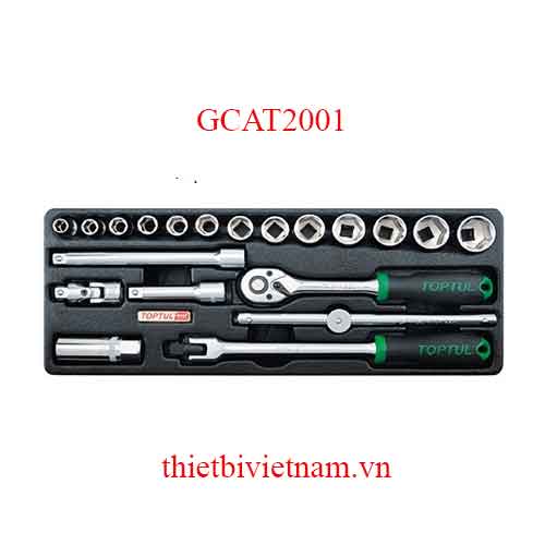 BỘ TUÝP LỤC GIÁC 3/8 INCH 20 CHI TIẾT TOPTUL GCAT2001