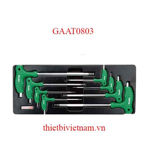 BỘ TUÝP LỤC GIÁC CHỮ L 8 CHI TIẾT TOPTUL GAAT0803