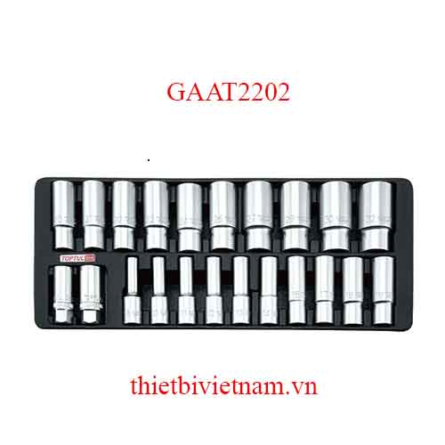 BỘ TUÝP LỤC GIÁC DÀI 1/2 INCH TOPTUL GAAT2202