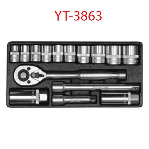 Bộ tuýp vặn tay tổng hợp 15PCS 3/8
