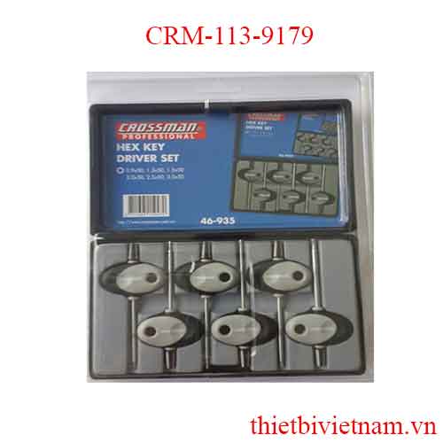 Bộ vít lục giác sửa di động 6 cây Crossman CRM-113-9179
