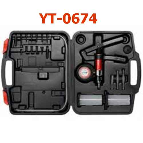 Bộ xả air dầu phanh  kiểm tra chân không và áp suất 22 món YATO YT-0674