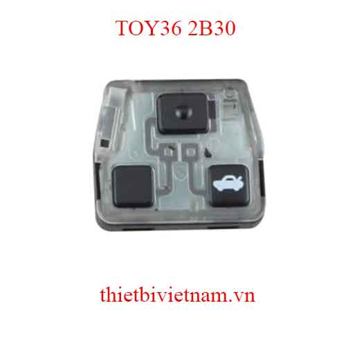 Board Chìa khóa ô tô Toyota Prado VN 304mhz Board 3 Button TOY36 2B30