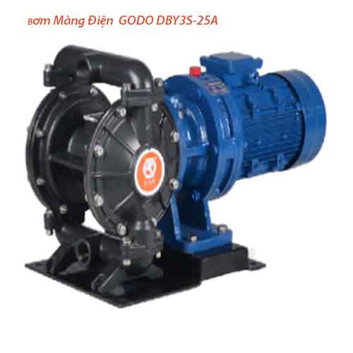 Bơm Màng Điện GODO DBY3S-25A HỢP KIM NHÔM