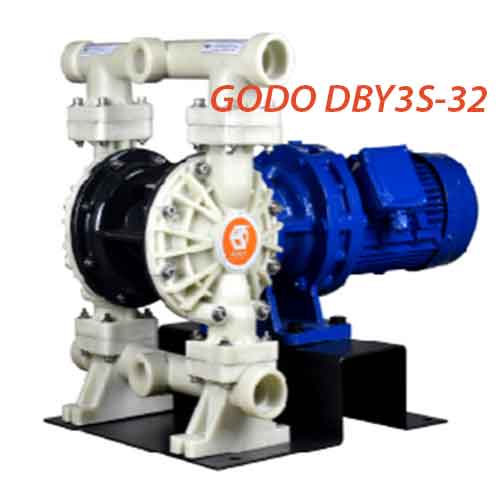 Bơm Màng Điện GODO DBY3S-32 NHỰA PP