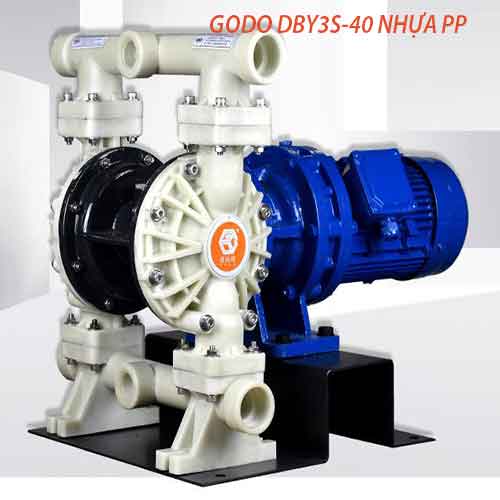 Bơm Màng Điện GODO DBY3S-40 NHỰA PP