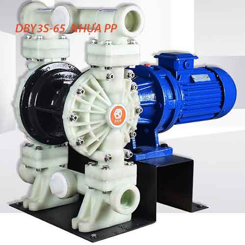 Bơm Màng Điện GODO DBY3S-65 NHỰA PP