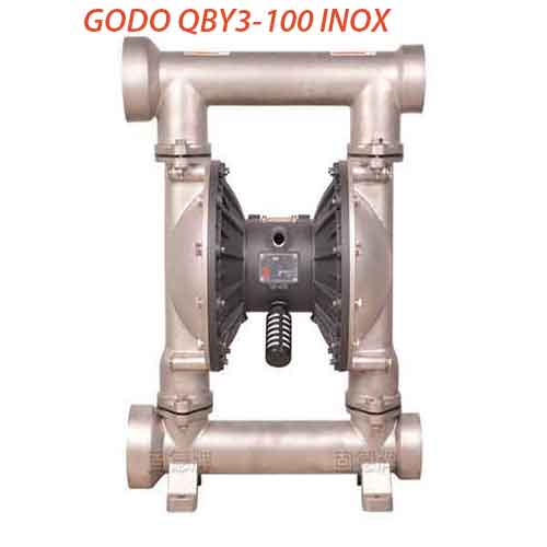 Bơm Màng Khí Nén GODO QBY3-100 INOX