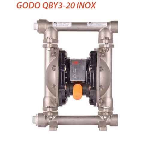 Bơm Màng Khí Nén GODO QBY3-20 INOX