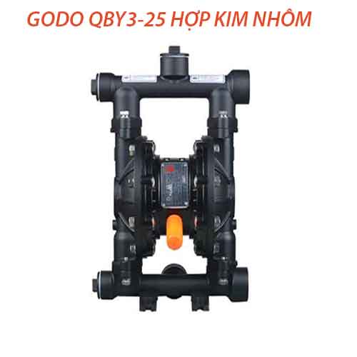 Bơm Màng Khí Nén GODO QBY3-25 HỢP KIM NHÔM
