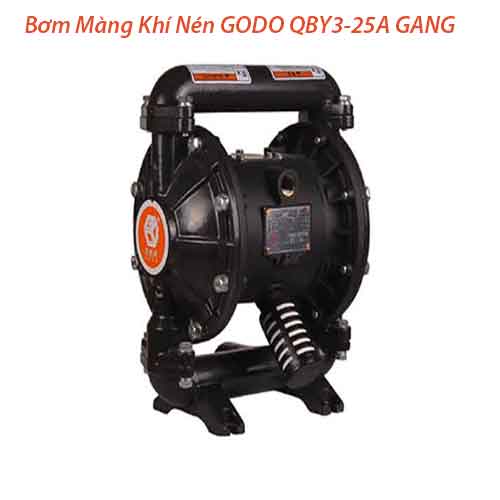Bơm Màng Khí Nén GODO QBY3-25A GANG