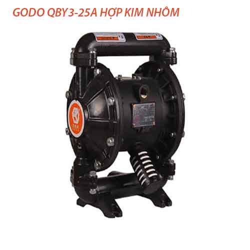 Bơm Màng Khí Nén GODO QBY3-25A HỢP KIM NHÔM