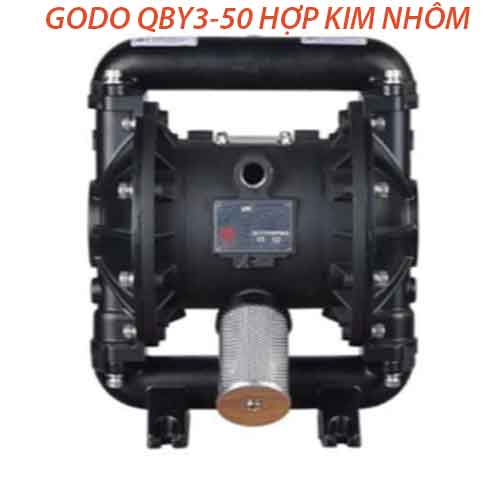 Bơm Màng Khí Nén GODO QBY3-50 HỢP KIM NHÔM