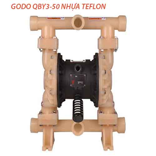 Bơm Màng Khí Nén GODO QBY3-50 TEFLON