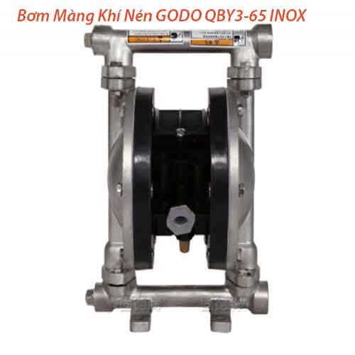 Bơm Màng Khí Nén GODO QBY3-65 INOX