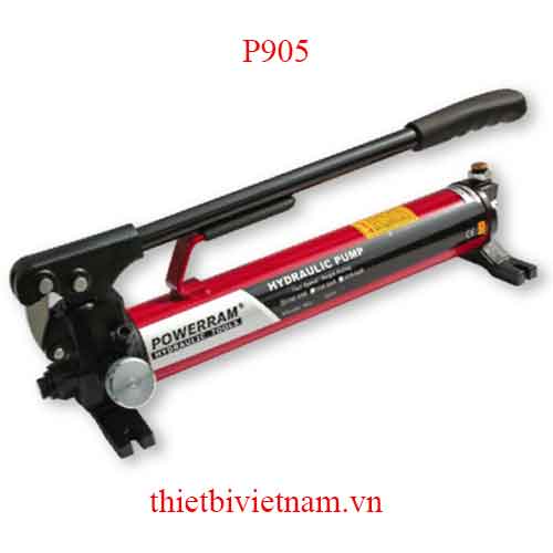 Bơm tay thủy lực siêu cao cáp, đơn trình, áp suất làm việc 1000 bar Powerram P905
