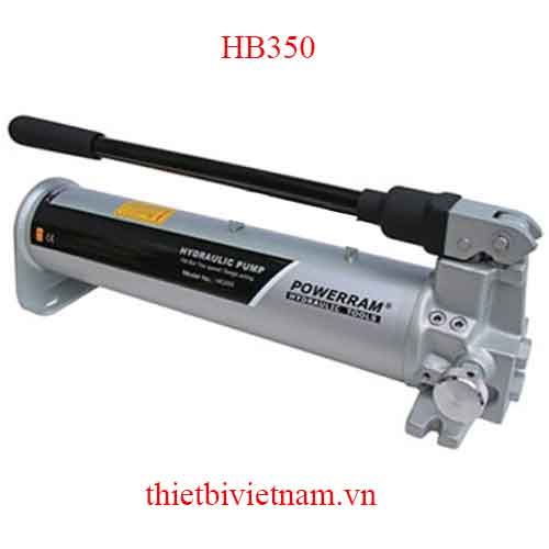 Bơm thủy lực bằng tay 350ml, 2 cấp tốc độ, vỏ thép Powerram HB350