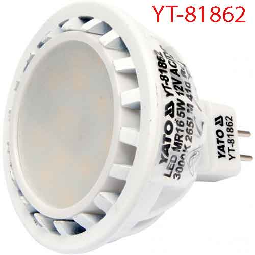 Bóng LED MR16 12V AC/DC 5W 265LM WW YATO YT-81862