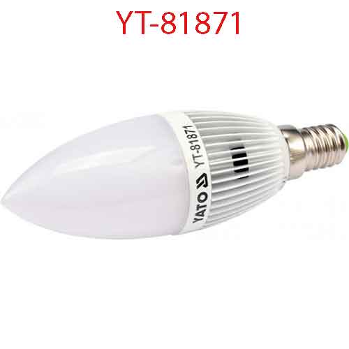 Bóng led quả nhót 3W C37 E14 230V 3W 160LM WW YATO YT-81871