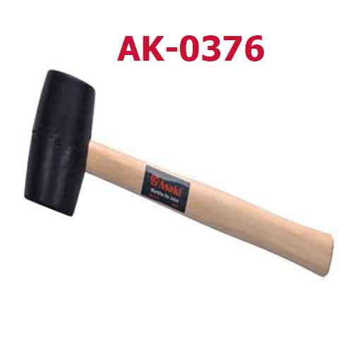 Búa cao su cán gỗ AK-0376