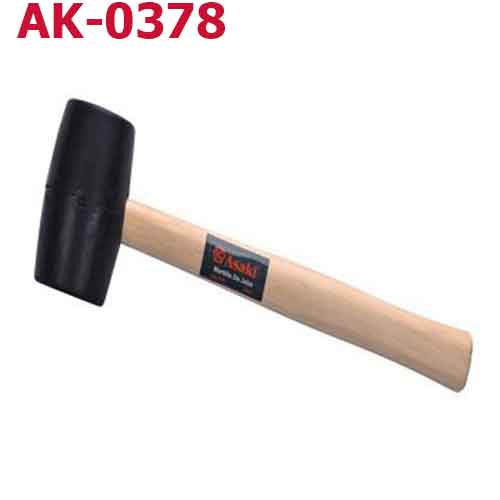 Búa cao su cán gỗ AK-0378