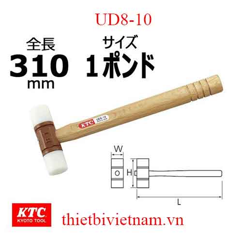 Búa nhựa hãng KTC UD8-10