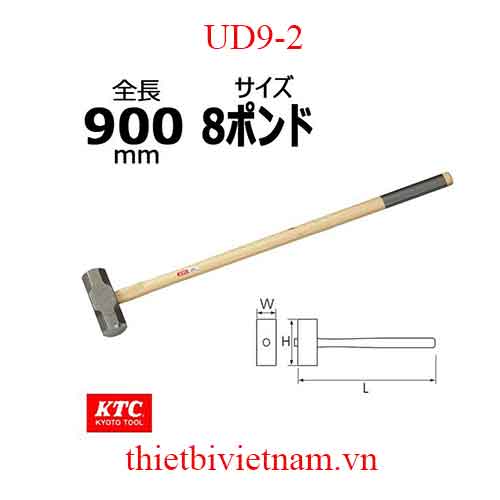 Búa tạ 2 đầu hãng KTC UD9-2