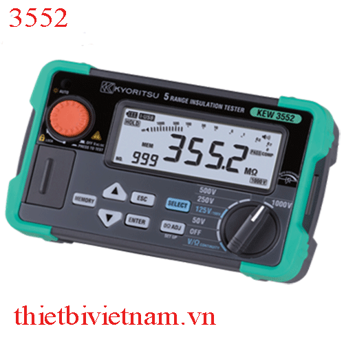 Cách điện kỹ thuật số KYORITSU Kew 3552