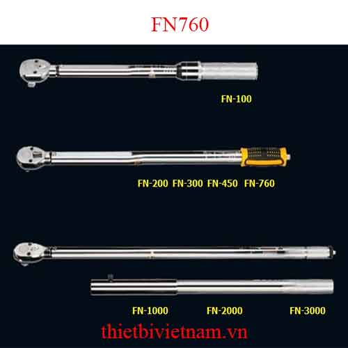 Cần Xiết Lực Có Thang Đo 280-760N.m Model FN760
