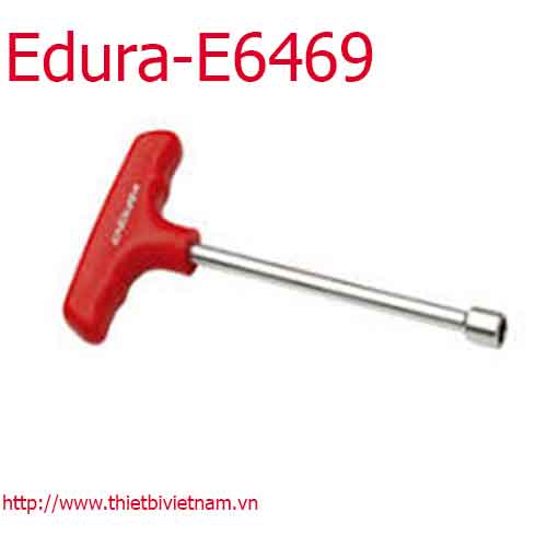 Cần xiết tuýp chữ T cán nhựa 12x125mm Edura-E6469