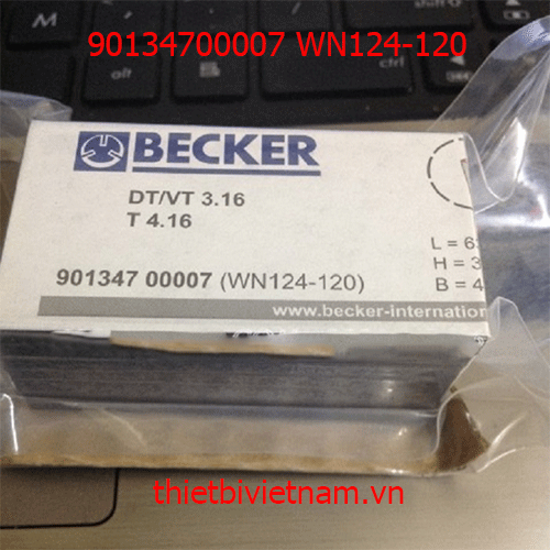 Cánh gạt carbon bơm chân không hãng Becker 90134700007 WN124-120
