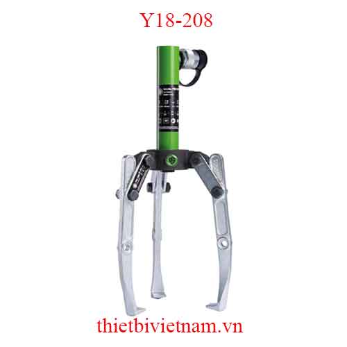 Cảo thủy lực 10 tấn bơm rời, 3 chấu, độ mở ngàm 500mm hãng Kukko Y18-208