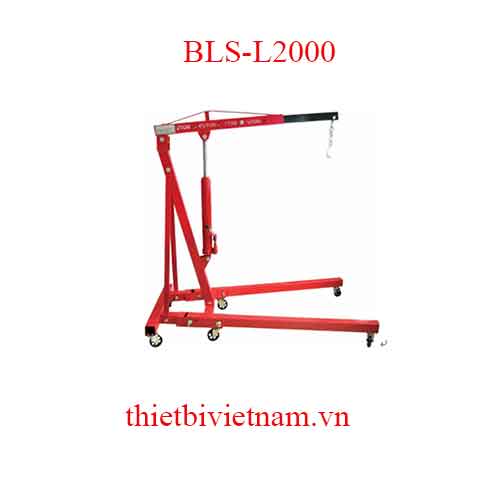 Cẩu móc động cơ thuỷ lực 2T, thân gập gọn hãng Bluresea BLS-L2000