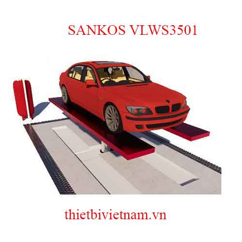 Cầu nâng 1 trụ âm nền chuyên rửa xe ô tô và xe tải nhẹ ( Benz rửa xe ô tô) SANKOS VLWS3501