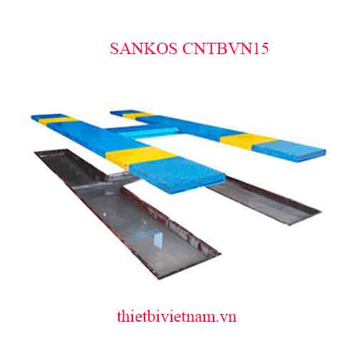 Cầu nâng 1 trụ ấn độ âm nền chữ H SANKOS CNTBVN15