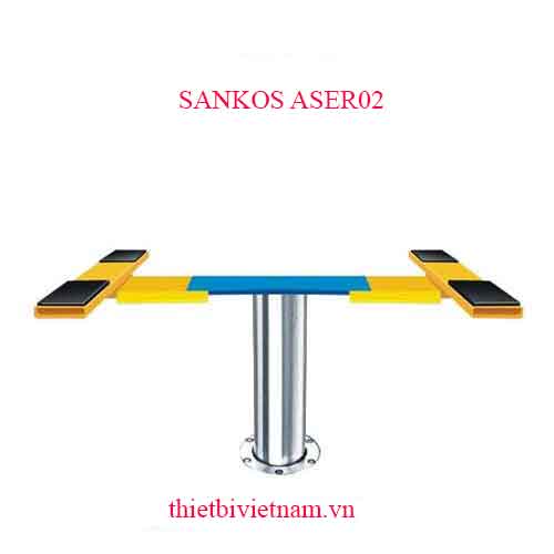 Cầu nâng 1 trụ chữ H SANKOS ASER02