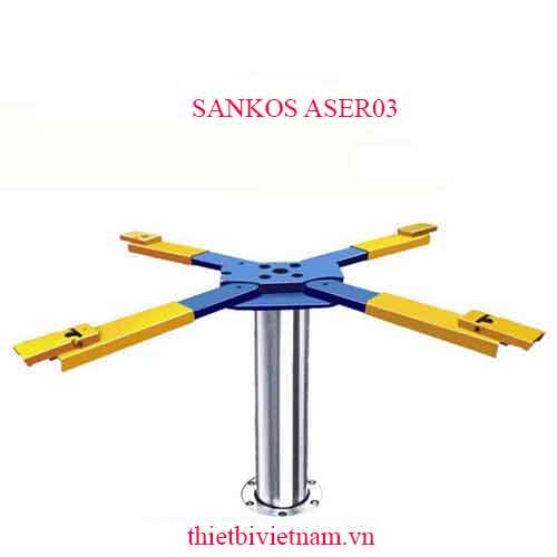 Cầu nâng 1 trụ chữ X SANKOS ASER03