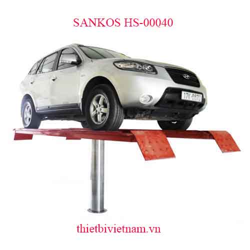 Cầu nâng 1 trụ chuyên rửa xe ô tô SANKOS HS-00040
