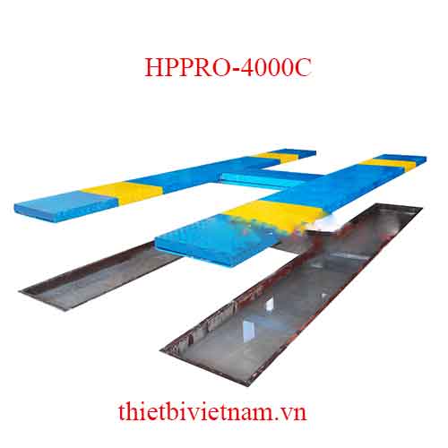 CẦU NÂNG 1 TRỤ RỬA XE ÂM NỀN ẤN ĐỘ - KIỂU CHỮ H HPPRO-4000C