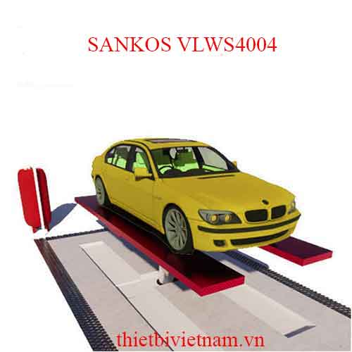 Cầu nâng 1 trụ rửa xe Ấn Độ lắp âm nền SANKOS VLWS4004