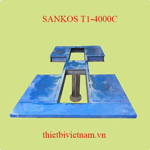 CẦU NÂNG 1 TRỤ RỬA XE, BÀN ĐẶT CHÌM SANKOS T1-4000C