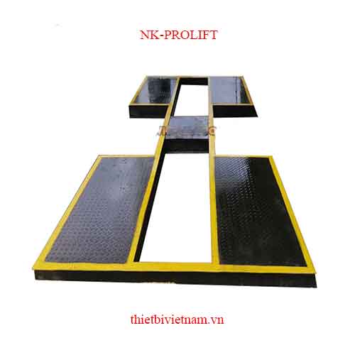 CẦU NÂNG 1 TRỤ RỬA XE Ô TÔ ÂM NỀN NK-PROLIFT