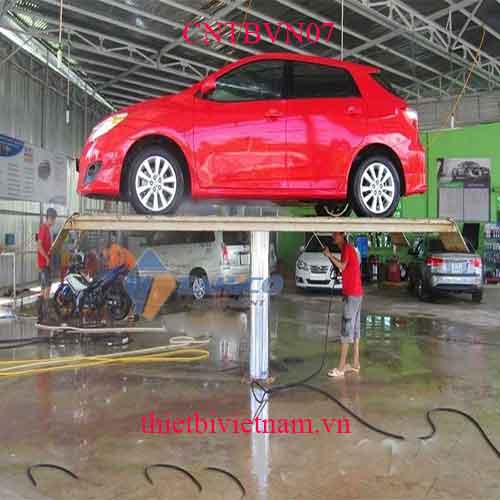 Cầu nâng 1 trụ rửa xe ô tô Việt Nam lắp nổi CNTBVN07