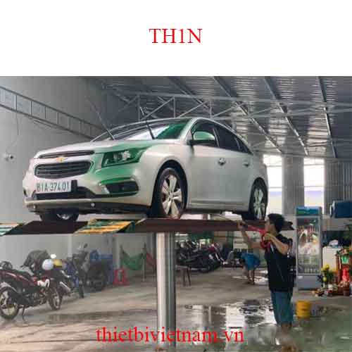 Cầu nâng 1 trụ rửa xe ô tô Việt Nam lắp nổi TH1N