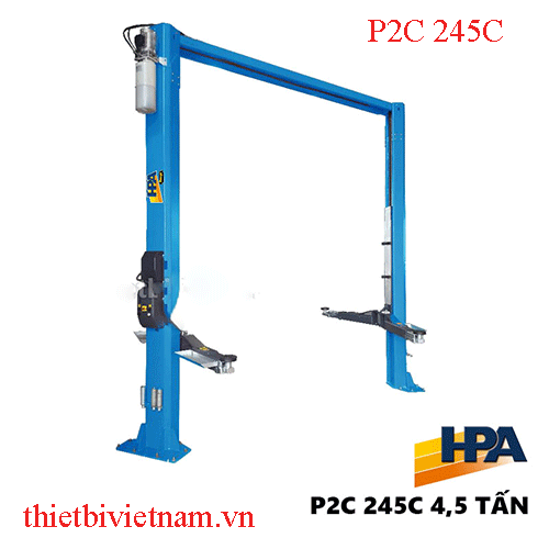 Cầu Nâng 2 Trụ Ô Tô Giằng Trên HPA P2C 245C 4,5 Tấn Italy