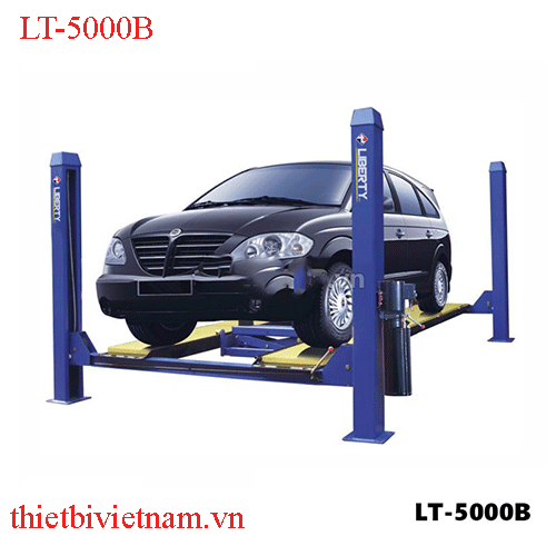 Cầu Nâng 4 Trụ 5 Tấn Lắp Đĩa Cân Chỉnh Liberty LT-5000B