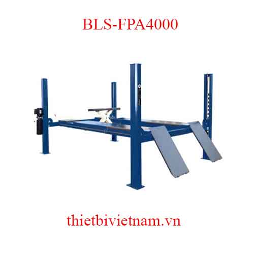 Cầu nâng 4 trụ bao gồm kích phụ hãng Bluresea BLS-FPA4000