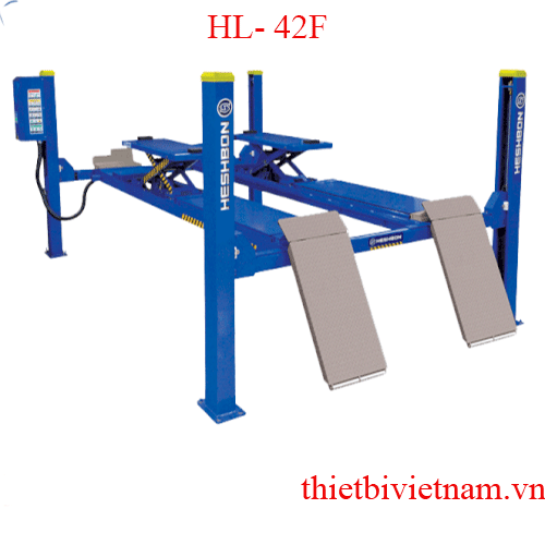 CẦU NÂNG 4 TRỤ CÓ VỊ TRÍ KIỂM TRA GÓC LÁI HESHBON HL- 42F