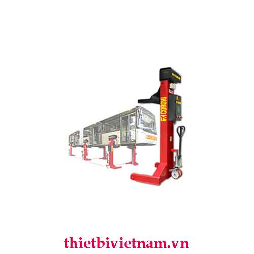 Cầu nâng 4 trụ độc lập cho xe bus, xe tải ERCO-LE55